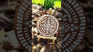 Easy Mandala Coaster/ Indian Traditional look Coaster/Hand Painted Mandala Painting...