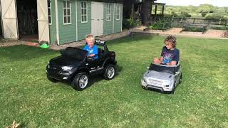 Seb and Dom car race