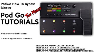 PodGo - Two Minute Tutorial - How To Bypass Blocks.