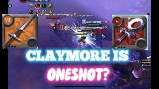 ONESHOT CLAYMORE | DUO MISTS | Albion Online