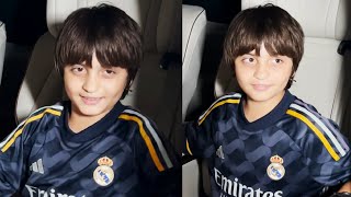 Shahrukh Khan Son Abram Khan Cute Moment With Paparazzi