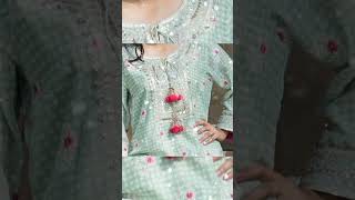 Embroidery dress 👗 elegant design, easy Stitched, cute ideas 😎😍