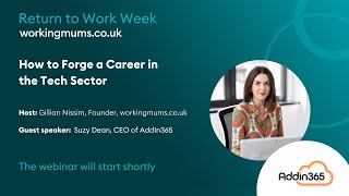 How to Forge a Career in the Tech Sector | Return To Work Week 2023