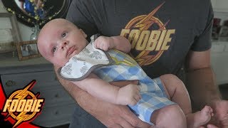 ROOK'S FIRST TIME ROLLING OVER W/ TUMMY TIME!