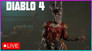 Diablo 4 PC 4k Live Stream 🔴 EP #4 Farming WT3 | LVL 56 Sorcerer