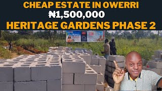 ₦1.5M ( $2,027K) Cheap Plots of Land in Heritage Gardens Phase 2 / Land For Sale in Owerri