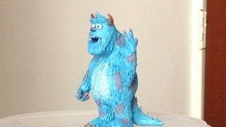 Tutorial Sulley/ Zuly monsters Inc/University (plastilina o porcelana Fria)