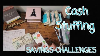 CASH STUFFING | SAVINGS CHALLENGE BINDER | WE FINISHED ONE 🤑