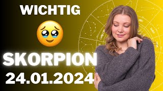 SKORPION ♏️🤫 JEMAND vermisst dich sehr 😨 Horoskop - 24.Januar 2024 #skorpion #tarot