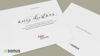 Domus Christmas card with special gift