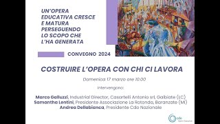 "Costruire l’opera con chi ci lavora"