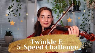 Twinkle Var. E | Tempo Challenge | Suzuki Violin