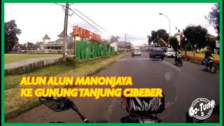 Alun alun Manonjaya ke Gunung Tanjung Cibeber