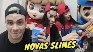 LUCCAS E GI EMOCIONADOS COM NOVAS SLIMES