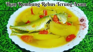 Resepi Ikan Kembung Rebus Terung Asam