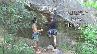 Kaydırak VII, 6b Tırmanıcı: Nazmi Öztürk    İZMİR DEREKÖY KAYA TIRMANIŞI Rock Climbing