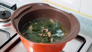 간단요리 | 자취요리 | 4인분 소고기 미역국 - 끓이기 가장 쉽고, 정말 맛있는 미역국 만들기