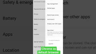 How to make Chrome as your default browser| Chrome in mobile #mobilelegends #chrome #shorts