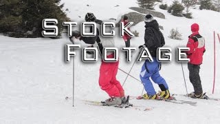 Free Stock Footage - Sports - skiing, snow, mountain, competition, climbing