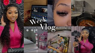 WEEKVLOG: AN EXTREMELY CHILL WEEK *NEW VANITY SET, REVAMPED WIG, COOKING, LASHES & MORE| Shalaya Dae