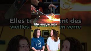 Elles transforment des vieilles bouteilles en verre #innovation