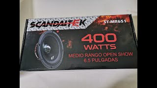 SCANDALTEK 400 WATTS  6.5 PULGADAS Unboxing Review bocinas