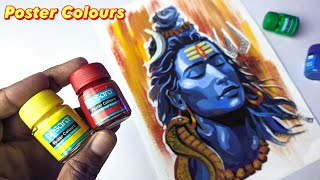 Lord Shiva Painting With Poster Colours 🔥