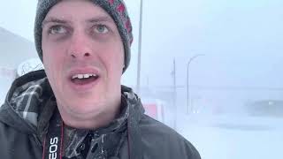 March 11, 2023 blizzard hammering Estevan