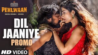 Dil Jaaniye Video Song Promo | Pehlwaan - Hindi | Kichcha Sudeepa | Krishna | Arjun Janya