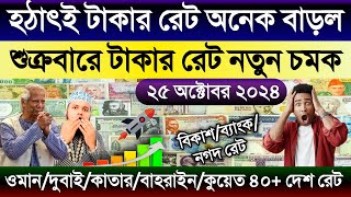 আজকের টাকার রেট কত | Ajker takar rate koto | ওমান/দুবাই/কাতার/বাহরাইন/কুয়েত সিঙ্গাপুরের ডলারের রেট