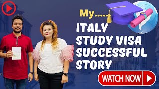 Visa Rain and we are not stopping here❤️Congratulations Chinmaya❤️#studyinitaly #goitalygo