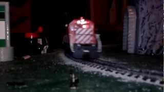 HD: CP Rail mixed frieght in HO scale on my layout.