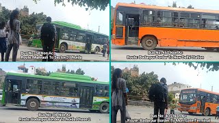 Delhi DTC Green Low Floor 🚌 Orenge Cluster Bus Service #badarpur #newdelhi #noida #olddelhi