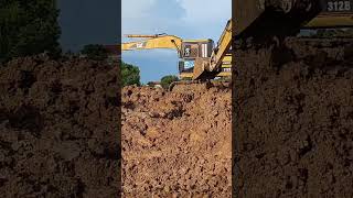 Heavy Equipment Excavator CAT At Work Part 22