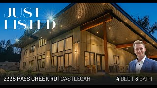 2335 Pass Creek Road | Contemporary Home with 50 Acres of Farm Land! - Home For Sale Castlegar, BC