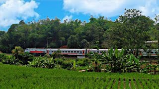 POSISI HUNTING DI TENGAH PESAWAHAN SERU JUGA ‼️Hunting Kereta Api Menjelang Sore Hari Di Spot Hijau