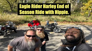 Eagle Rider Harley End of Season Ride with Hippie.