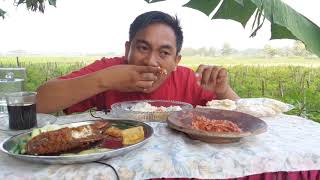 Mukbang Gurame Bakar LEZAT POL