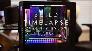 mATX 3950X 1080Ti Production/Gaming PC Build Timelapse