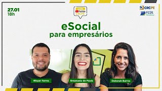 Live CRCPE | eSocial para empresários