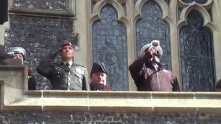 Zeebrugge Raid Commemoration 2016 - The Last Post ...