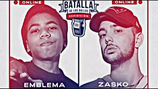 EMBLEMA VS ZASKO Red Bull Exhibicion 2020 Batalla Completa