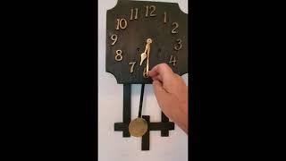 Antique 8 Day Gilber Mission Wall Clock