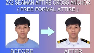 2X2 CROSS ANCHOR 2 BARS | Phostoshop CS5 Editon | ( Free formal attire 🔽🔽 in the description )