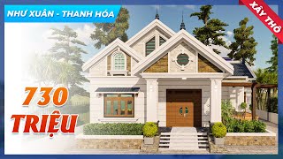 Khám Phá Mẫu Nhà Cấp 4 Mái Thái Gây Ấn Tượng Xây Thô 730 TRIỆU Tại Huyện Như Xuân Tỉnh Thanh Hóa