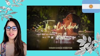 Española Reacciona a Musica #Argentina TINI STOESSEL-"TE OLVIDARÉ"