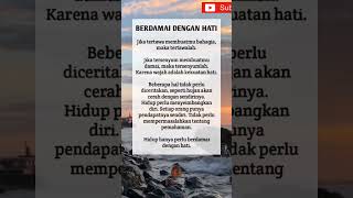 Berdamailah dengan Hatimu. #quotes #motivation #shorts