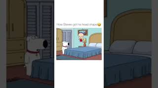 HOW STEWIE GOT HIS HEADSHAPE #shorts #familyguy