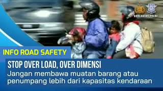 Stop Overload Over Dimensi, jangan bawa muatan barang maupun penumpang diluar kapasitas kendaraan