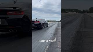 Stock vs Now #camaro #dragracing #car #dragracing #viral #viralvideo #shortsviral  #chevy #allmotor